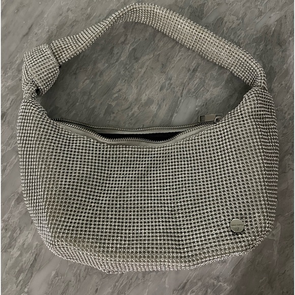 Olga Berg Mesh Rhinestone bag - Picture 4 of 8